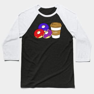 donuts and coffee Baseball T-Shirt